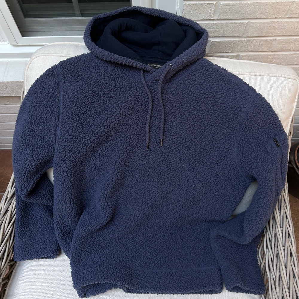 Banana republic sherpa hoodie